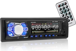 Automobilinis radijas su Bluetooth ir MP3/USB/SD įvestimis