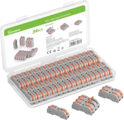 SONOFF laidų greitųjų jungčių rinkinys, 34 vnt.