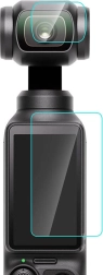 Grūdintas stiklas objektyvui ir ekrano apsauginis dangtelis DJI Osmo Pocket 3