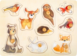 Medinė dėlionė „Miško gyvūnėliai“ small foot