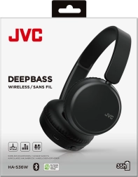 JVC wireless on-ear headphones HA-S36W black