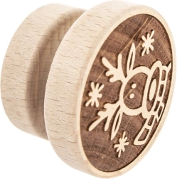 Wooden cookie stamp 5.5 cm – reindeer motif
