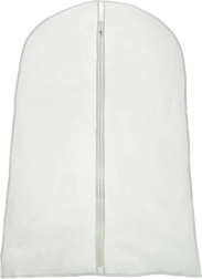 Apsauginis drabužių užvalkalas 60 × 100 cm su užtrauktuku – Permatomas