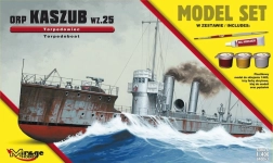 Lenkų torpedinis naikintuvas ORP Kaszub 1935 modelis 1:400