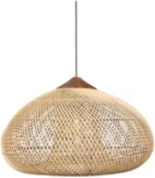 Pakabinamas rotango šviestuvas 50 cm – Natūralus