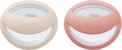 NUK Perfect Match čiulptukas 0–6 mėn., 2 vnt., smėlinė/raudona