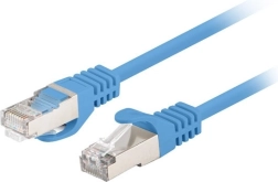 Patchcord Cat.6 FTP 1 m – set of 10 pcs, blue