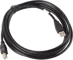 USB kabelis 2.0 AM–BM 3 m juodas