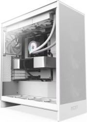 H7 Flow mid-tower PC case with window white