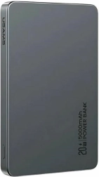 Magnetic Power Bank 5000 mAh 20W with MagSafe and PD, Gray