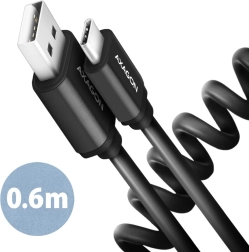 Twister kabelis USB-C – USB-A 0,6 m