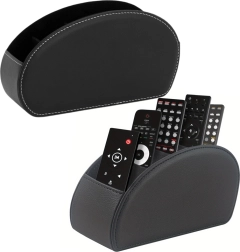 Nuotolinio valdymo pultelių organizatorius su 5 skyreliais, juodos spalvos ekoodos