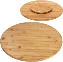 Orion Bamboo Rotating Serving Tray 35 cm