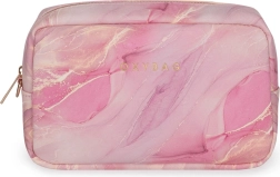 Kosmetinė tašė EMILY rožinė marmurinė (20 × 13 × 5 cm)