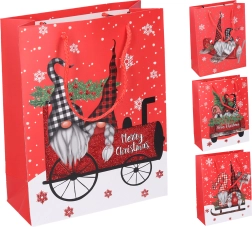 Dovanų maišelis XS 14 × 17 × 7 cm Kalėdos