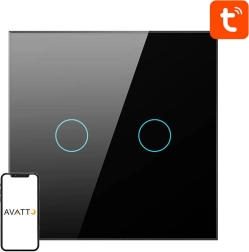 Smart ZigBee Light Switch Avatto 2-way Black