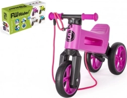 Balansinis dviratukas Funny Wheels Rider SuperSport 2in1 su dirželiu – Violetinė