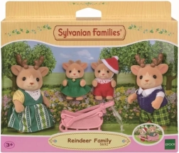 Sylvanian Families reindeer family with sleigh