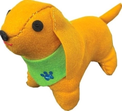 Felt Kit – Brown Puppy to Sew