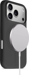 Silikoninis magnetinis dėklas „Color Cover“ skirtas Apple iPhone 17 Pro (juodas, MagSafe)