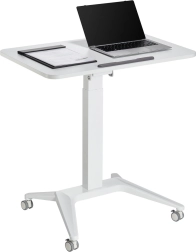 Maclean Mobile Height-Adjustable Laptop Table