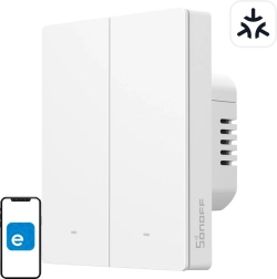 Sonoff M5 Matter smart wall switch 2-channel for frame