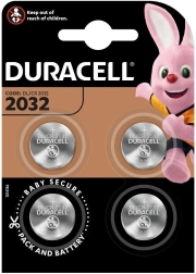 Duracell CR2032 baterijos 4 vnt.