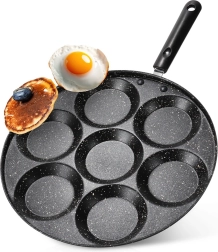 Granitinė keptuvė kiaušiniams su 7 formomis BASIC LINE 30 cm