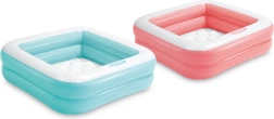 Pripučiamas kvadratinis vaikų baseinas 86 × 86 cm su minkštu dugnu