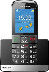 Mobilusis telefonas Maxcom su paprastu valdymu ir SOS funkcija