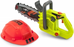 Tuff Tools vaikiškas grandininis pjūklas su šalmu, 36 cm