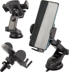 Automobilinis telefono laikiklis su siurbtuku