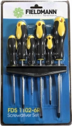 Set of 6 Screwdrivers FIELDMANN FDS 1102-6R