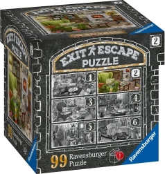 Ravensburger pabėgimo žaidimas EXIT dėlionė Vaiduoklių dvaras: svetainėje 99 detalės