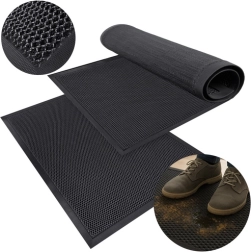 Įėjimo kilimėlis 90 × 60 cm RUHHY guminis, neslystantis 3D grotelės