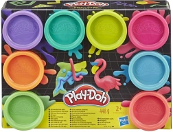 Play-Doh neoninė modelino rinkinio 8 pakuotė
