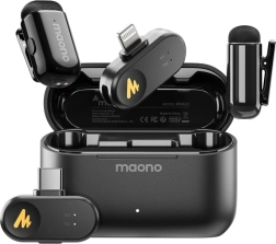 Maono WM622 PBC2 wireless microphone for iPhone/iPad with charging case