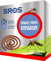 Bros spiralės nuo uodų 10 vnt.