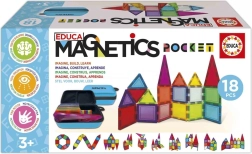 Educa magnetinis konstruktorius Magnetics dėkle, 18 dalių