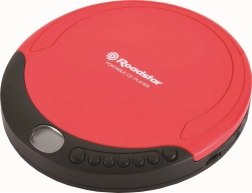 Nešiojamas CD grotuvas ROADSTAR Discman juodai raudonas