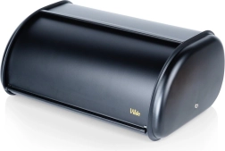 Plieninė juoda duonos dėžė 43 × 27,5 × 18,5 cm Vilde