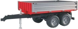 Bruder raudonas verstuvinis priekabos modelis
