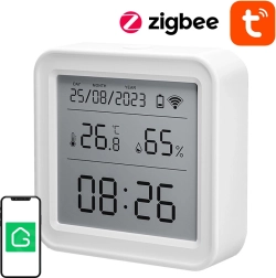 Gosund ST17 išmanus Zigbee temperatūros ir drėgmės jutiklis su LCD ekranu