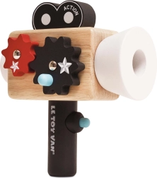 Le Toy Van wooden Hollywood movie camera for role play