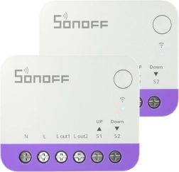 Sonoff Mini-RBS „Wi‑Fi“ išmanusis jungiklis žaliuzėms (2 vnt.)