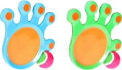 Catching game for children with Velcro hand