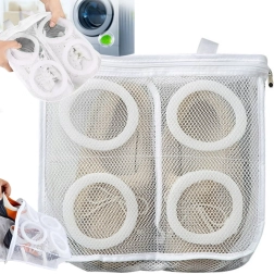 Tinklinis skalbimo maišelis vaikų avalynei su užtrauktuku