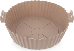 Silicone Air Fryer Liner 23 cm, Beige