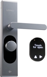 Išmanioji durų spyna Loqed Touch (sidabrinė) su Wi‑Fi ir Bluetooth