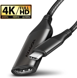 USB-C to HDMI 4K/60Hz Aluminum Adapter, 25 cm Cable
